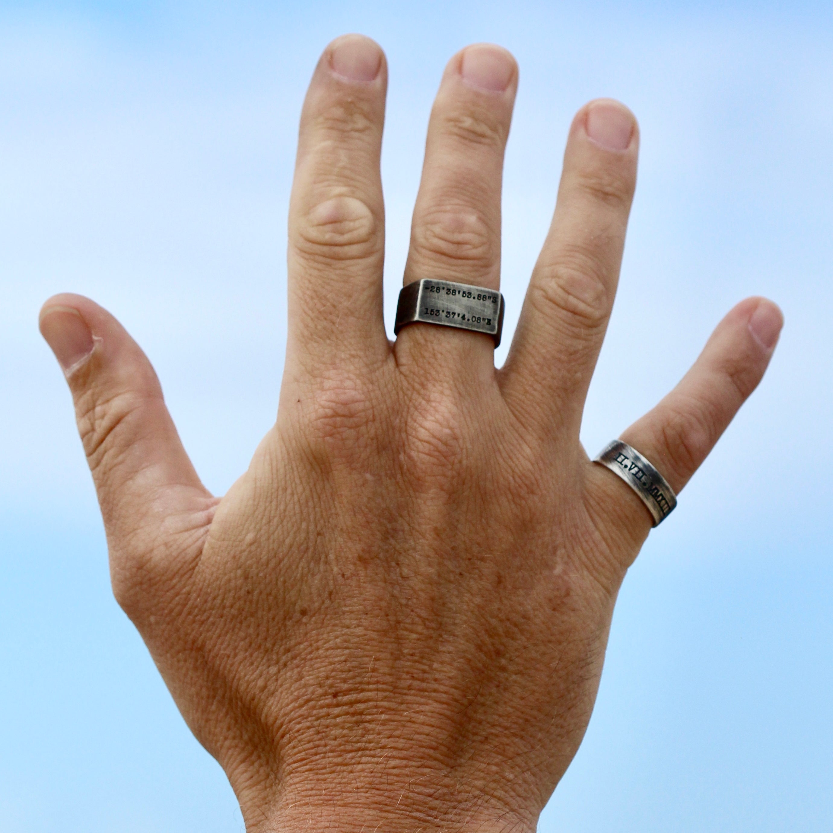 Band Ring | Oxidized Silver