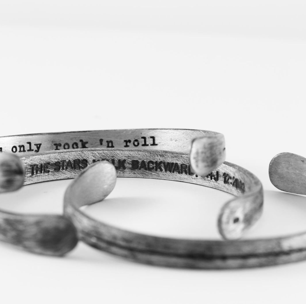 Down the Line Cuff | Oxidized Silver