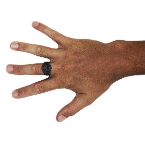 mens black ring
