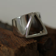 Tri Hard Ring | Sterling Silver