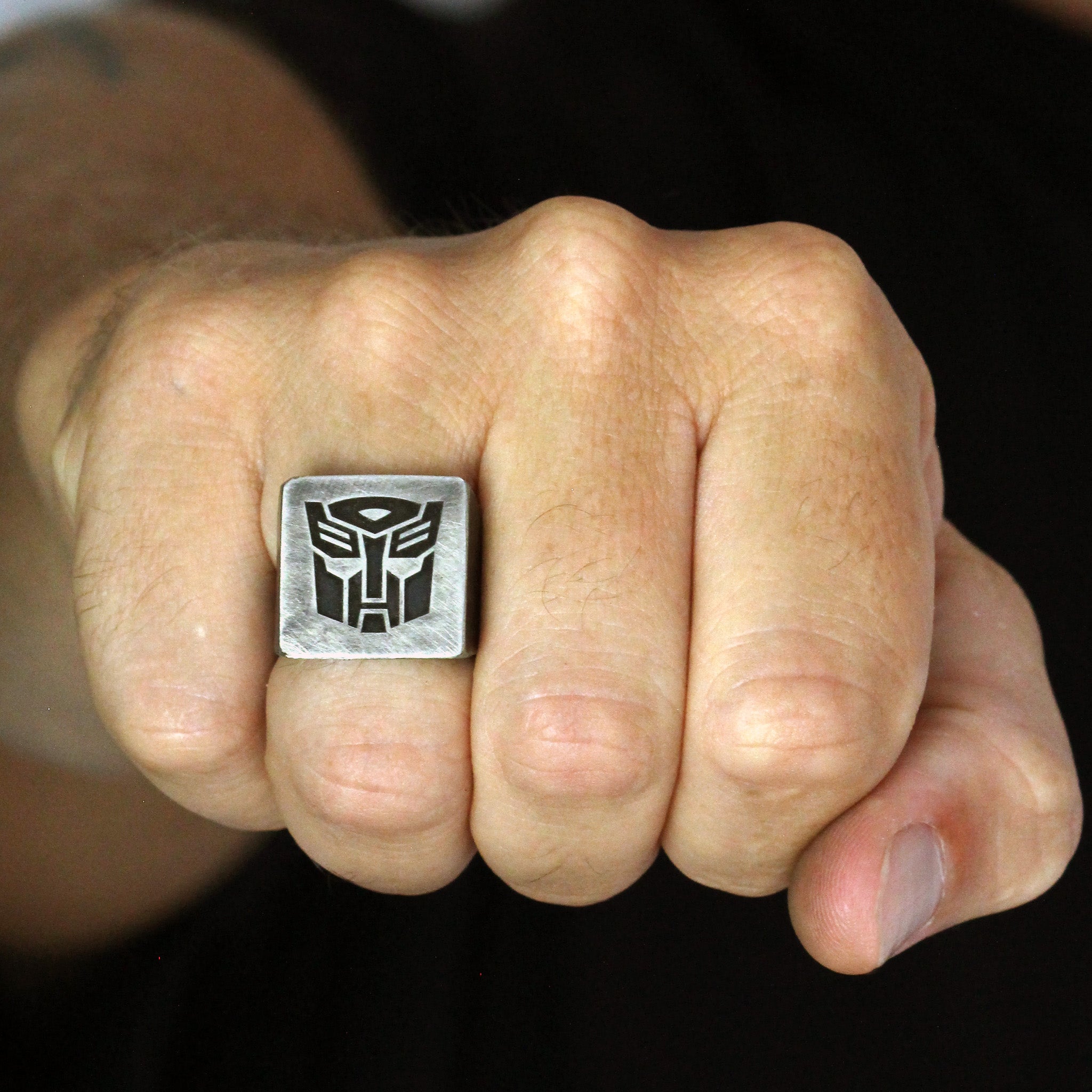 Custom Engraved Transformers Ring
