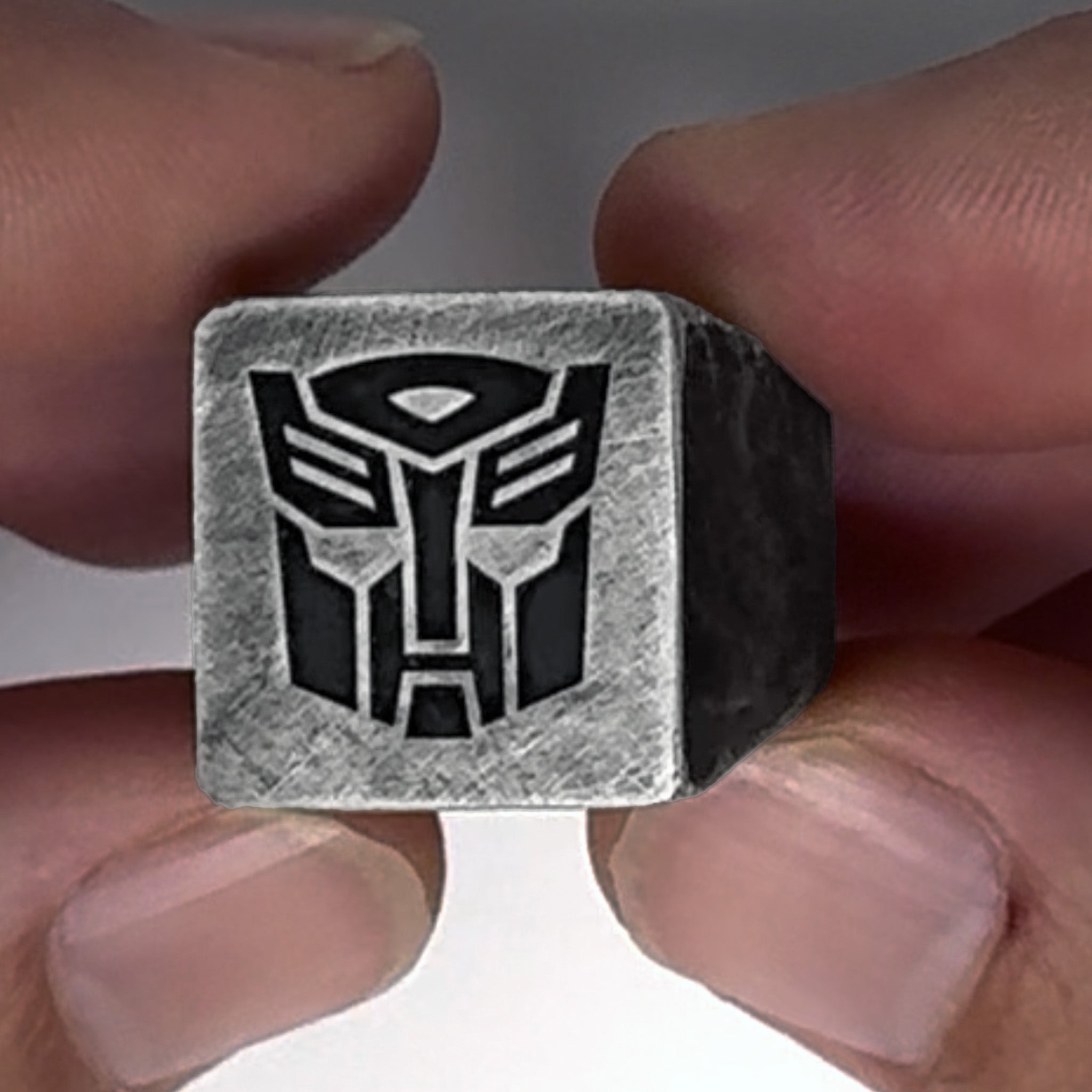 Decepticon Engraved Ring
