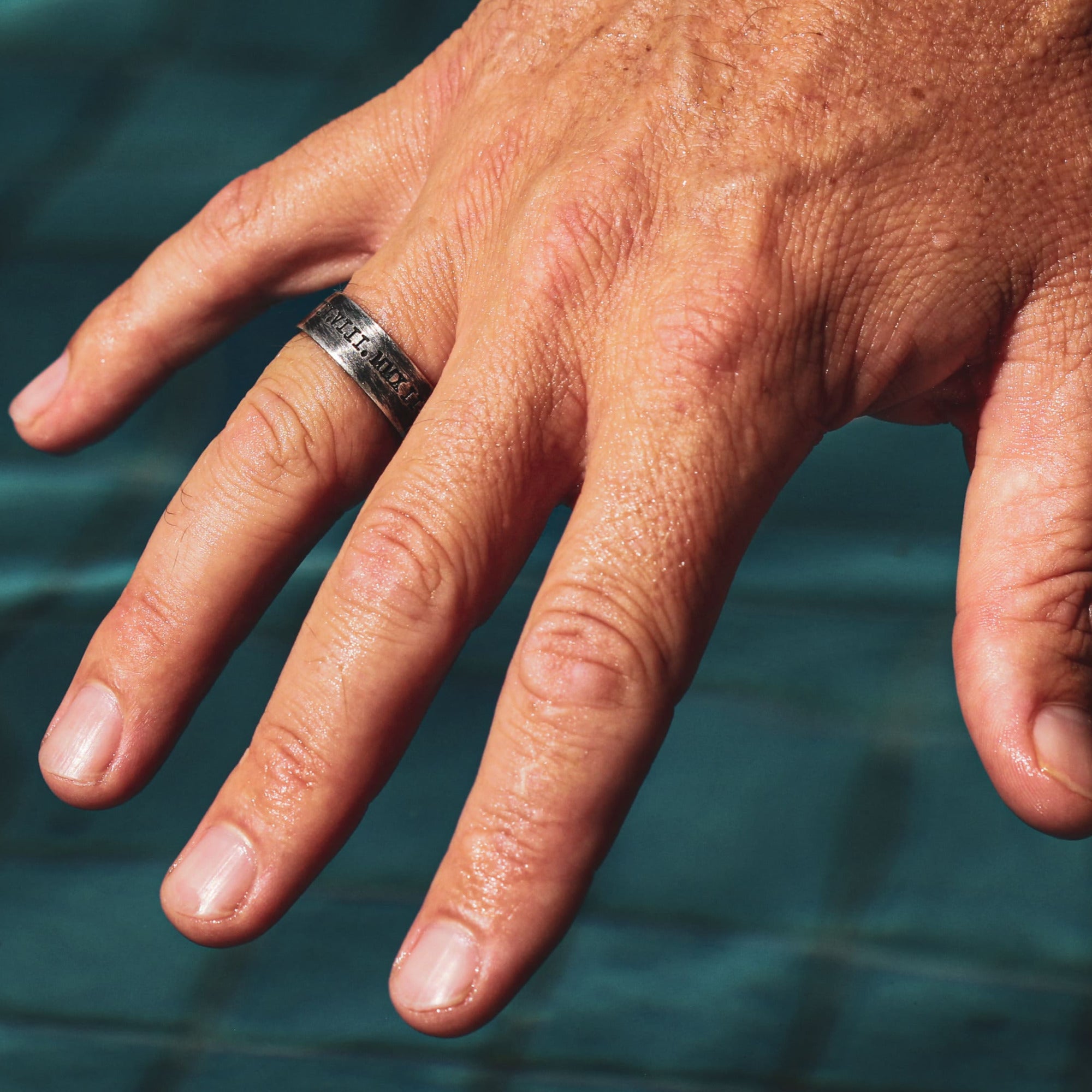 Band Ring | Oxidized Silver