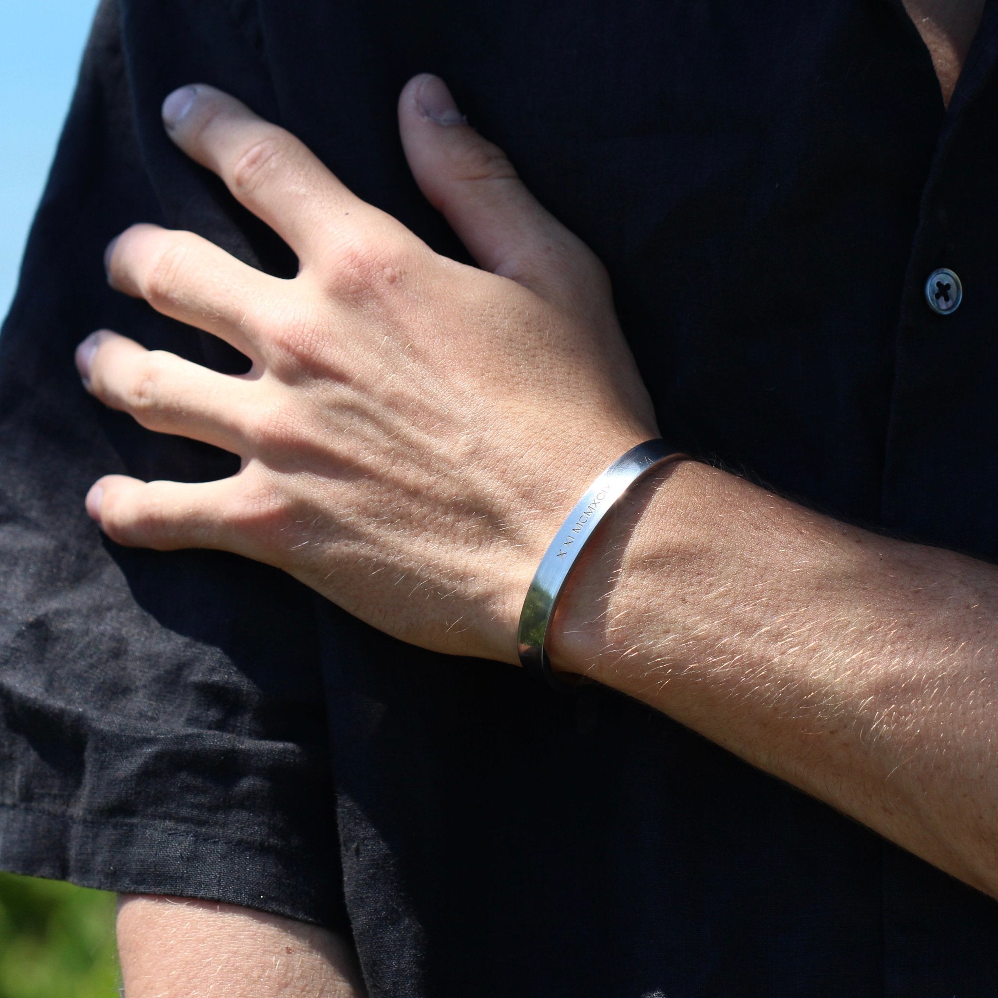 custom engraved cuff