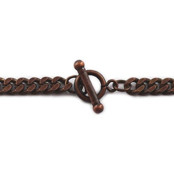Carpe Diem Rose Gold Mens Chain Bracelet