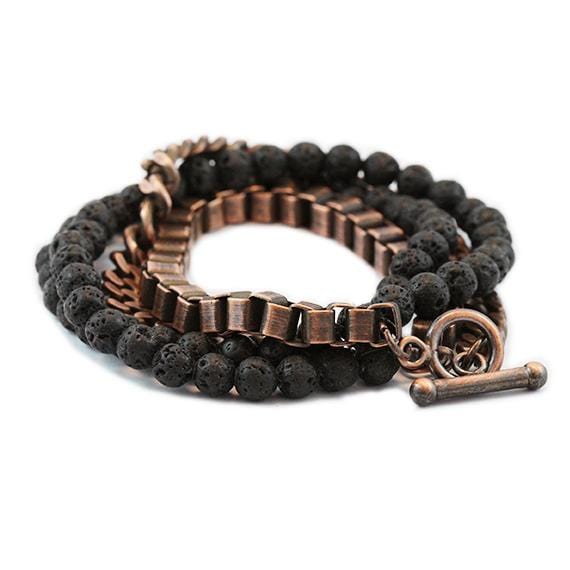 Chained Wrap Bracelet | Rose Gold