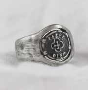 Silver Custom Mens Signet Ring