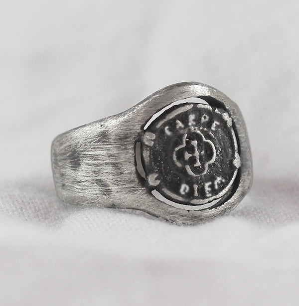 Silver Custom Mens Signet Ring