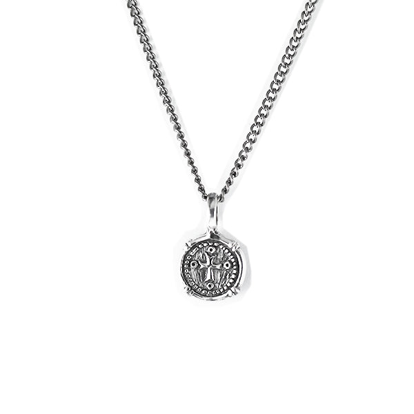 Simple Coin Silver Necklace