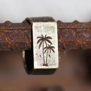 Palm Gold Mens Rings