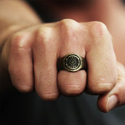 Gold Custom Mens Signet Ring