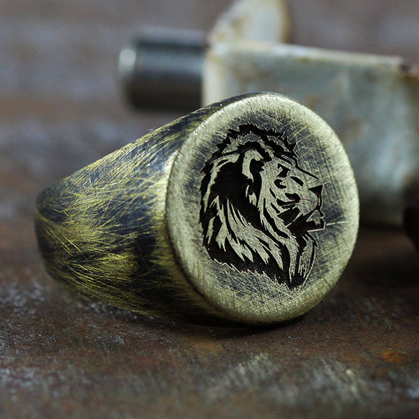Lion Ring | Gold