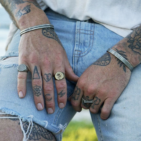 Palm Globe Ring | Gold