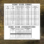 Men's Engraved Brushed Sterling Silver Plain Wedding Band