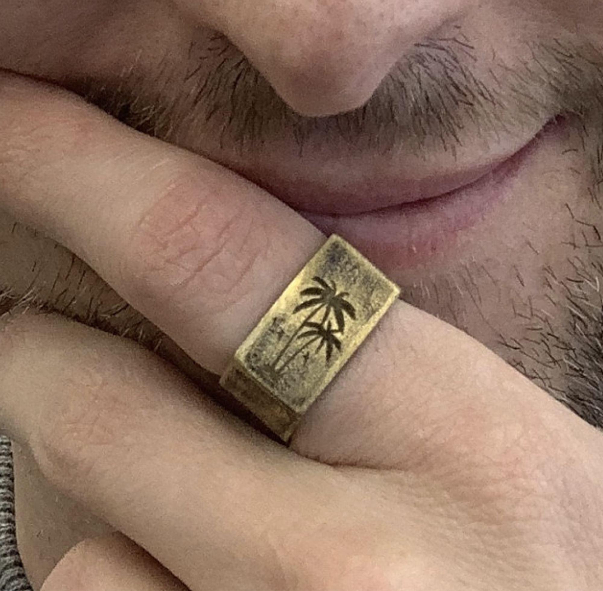 Clever Palm Ring | Gold