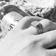 Silver Family Engraved Custom Signet Ring