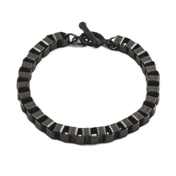 black chain bracelet