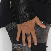 black signet ring