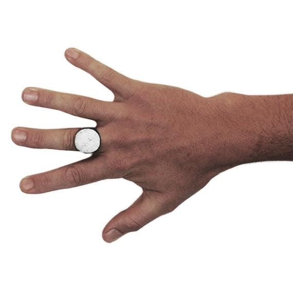 circle silver ring