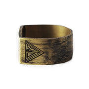 Aztec Gold Mens Rings