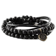 leather wrap bracelet