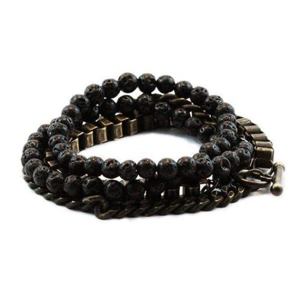mens beaded bracelet