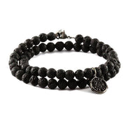 mens black bracelet