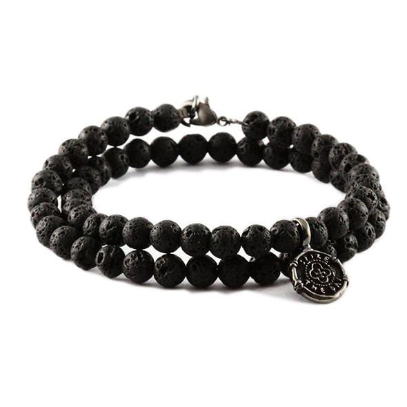 mens black bracelet