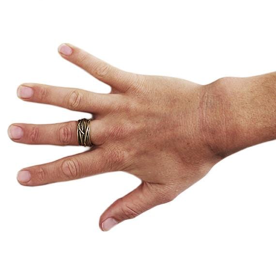 mens gold ring
