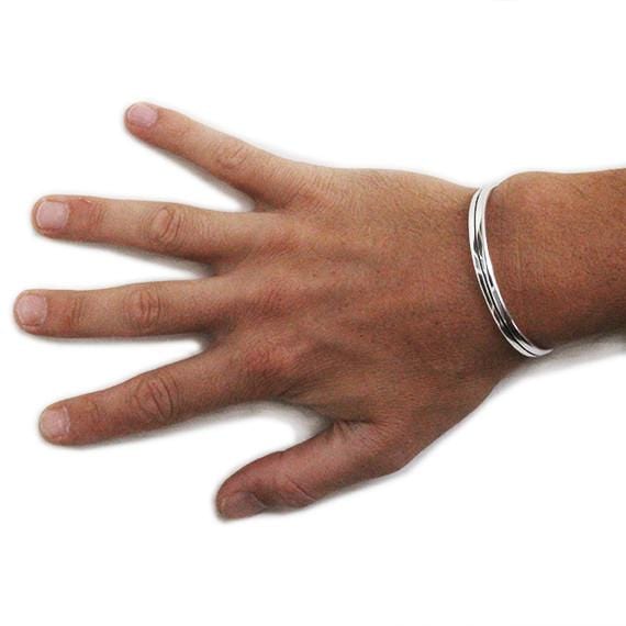 mens silver bracelet