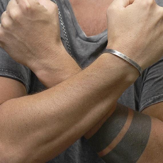 mens silver bracelet