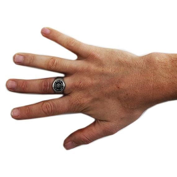 mens silver ring