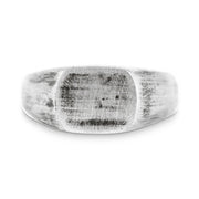 Mens Silver Custom Signet Ring
