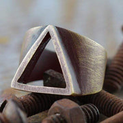 rustic mens ring