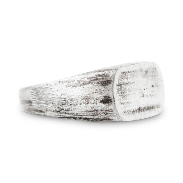 Mens Silver Custom Signet Ring